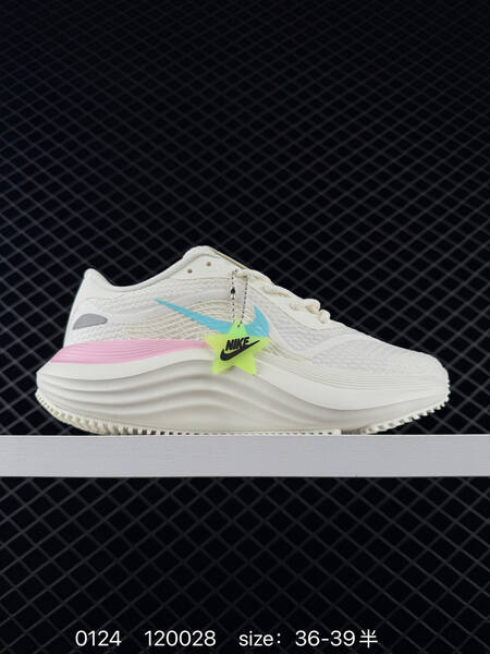 Nike Comfort Ride EasyOn FN0338 Sail White with blue swoosh and pink midsole accent EU 36-39 5 running lifestyle