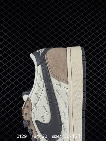 Jordan Air Jordan 1 Low OG SP Sail Brown Dark Grey Off White EU 36-45 Sneaker - Unisex (BS-79745)