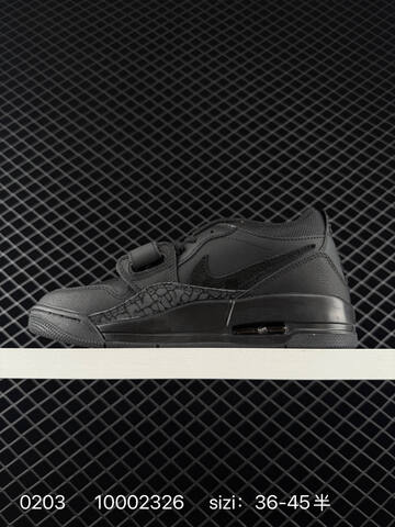 Jordan Air Jordan Legacy 312 Low Triple Black EU 36-45 Basketball Shoe - Unisex (BS-79723)