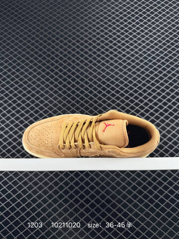 Jordan Air Jordan 1 Low HV4089-200 Wheat Beige Cream Red EU 36-45 Sneaker - Unisex (BS-80118)