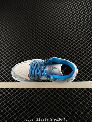 Jordan Air Jordan 1 Low White Blue Washed Denim EU 36-46 Sneaker - Unisex (BS-81233)