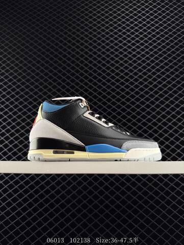 Jordan Air Jordan 3 Retro Rare Air black cream blue red