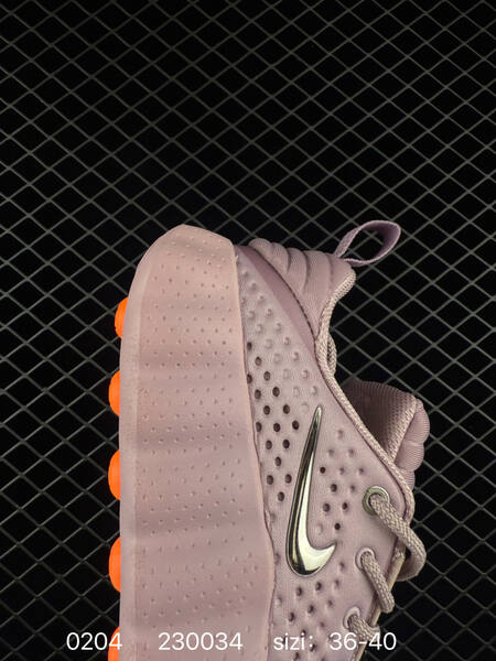 Nike Mind 002 lilac purple with bright orange outsole pods 36-40 casual lifestyle
