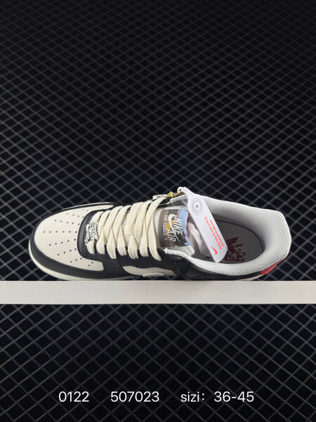 Nike Air Force 1 07 Low black white red EU 36-45 lifestyle