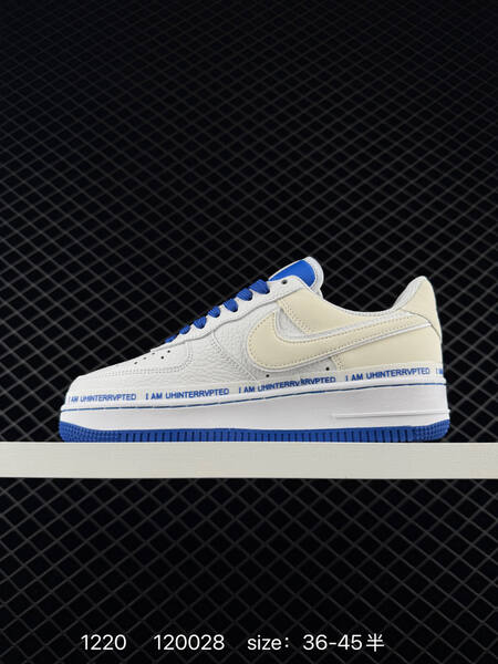 Nike Air Force 1 07 Low White Cream Blue EU 36-45 5 lifestyle