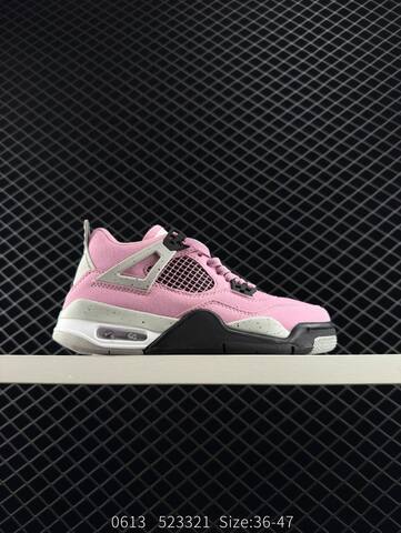 Jordan Air Jordan 4 Orchid Pink Grey Black White EU 36-47 Basketball Shoe - Unisex (BS-81213)