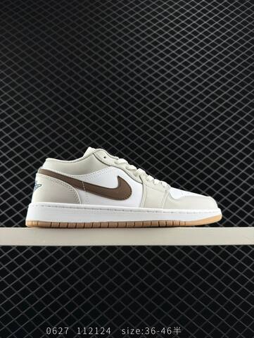 Jordan Air Jordan 1 Low White Blue Black Brown Light Green EU 36-46 Sneaker - Unisex (BS-81139)