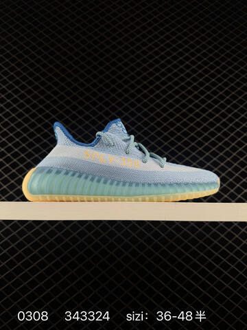 Yeezy Boost 350 V2 Black Teal White EU 36-48 Sneaker - Unisex (BS-83560)