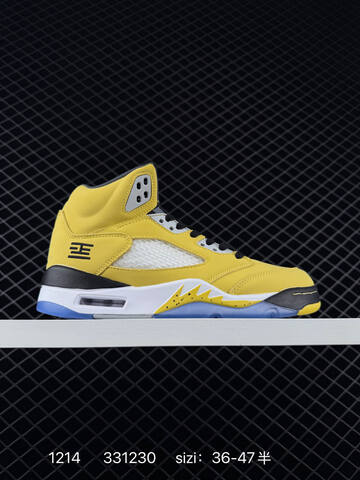 Jordan Air Jordan 5 Retro Black Blue White Red EU 36-47 Basketball Shoe - Unisex (BS-80066)