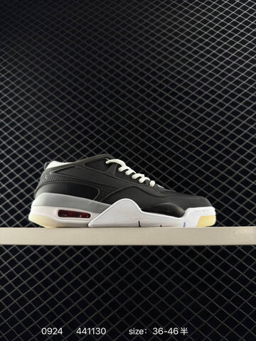 Jordan Air Jordan 4 RM Black Sail Cream Off White EU 36-46 Basketball Shoe - Unisex (BS-80641)