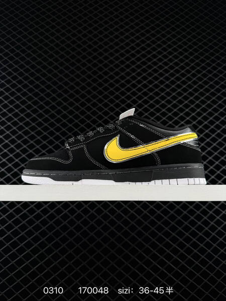 Nike Dunk Low Retro black yellow white EU 36-45 skate lifestyle