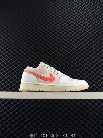 Jordan Air Jordan 1 Low Strawberry Milkshake White Light Pink Coral Cream EU 35-44 Sneaker - Unisex (BS-81208)