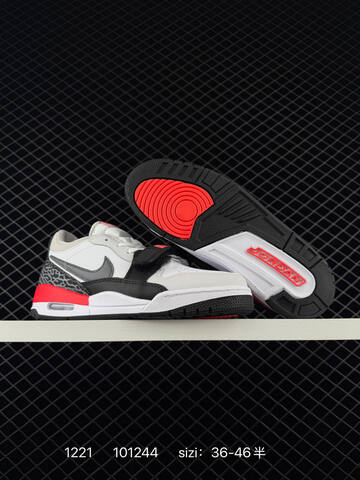 Jordan Air Jordan Legacy 312 Low White Black Grey Red EU 36-46 Basketball Shoe - Unisex (BS-80015)