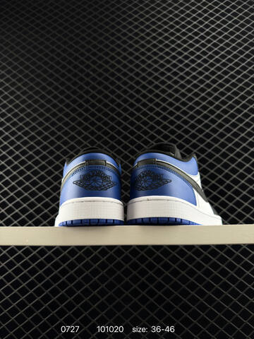 Jordan Air Jordan 1 Low Black Blue White EU 36-46 Sneaker - Unisex (BS-81012)