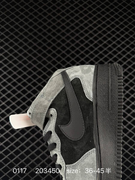 Nike Air Force 1 07 black and grey EU 36-45 lifestyle