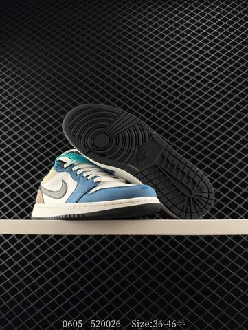 Jordan Air Jordan 1 Low Diffused Blue White Blue Brown Black Beige EU 36-46 Sneaker - Unisex (BS-81261)