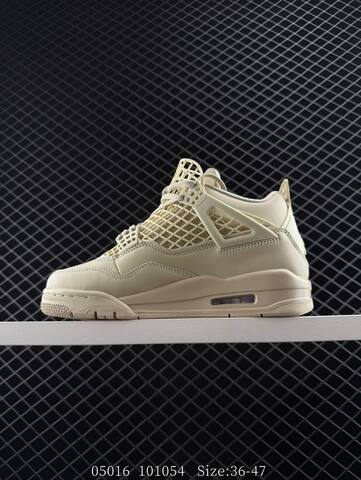 Jordan Air Jordan 4 Net FN72 Light Beige Off White EU 36-47 Basketball Shoe - Unisex (BS-81353)