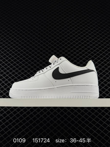 Nike Air Force 1 07 Low White Black EU 36-45 5 lifestyle
