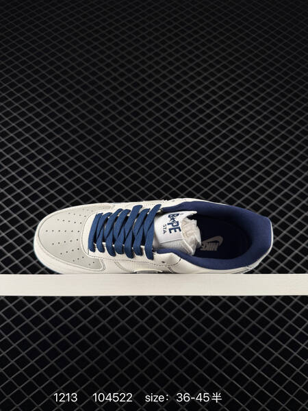 Nike Air Force 1 Low Stussy White Navy EU 36-45 lifestyle