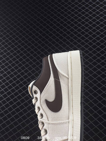 Jordan Air Jordan 1 Low Beige Brown Black EU 36-45 Sneaker - Unisex (BS-80947)