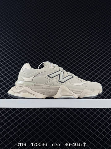 New Balance 9060 Black Grey Light Grey Beige EU 36-46 5 Sneaker - Unisex (BS-82375)