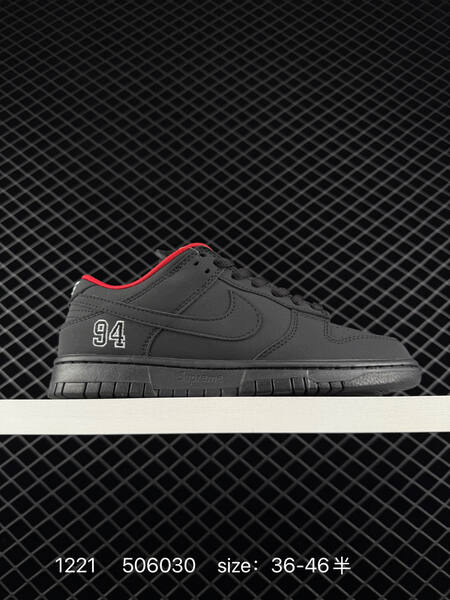Nike SB Dunk Low Pro x Supreme Black Red EU 36-46 5 skate lifestyle