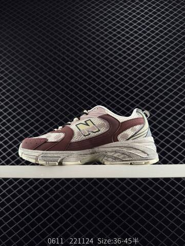 New Balance 530 Burgundy Beige Pink Off White EU 36-45 Sneaker - Unisex (BS-83314)