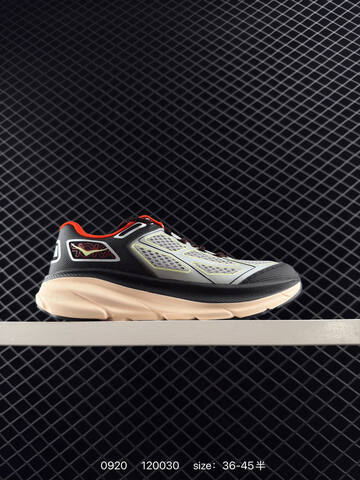 HOKA ONE ONE Clifton 9 White Cream Black EU 36-45 Running Shoe Running Sneakers - Unisex (BS-86438)