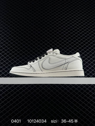 Jordan Air Jordan 1 Low Travis Scott Stussy Off White Black EU 36-45 Sneaker - Unisex (BS-79568)