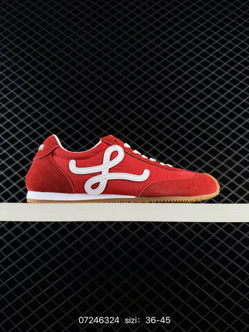 LOEWE Ballet Runner 2 0 Off White Red Blue Gum EU 36-45 Running Shoe Running Sneakers - Unisex (BS-84994)