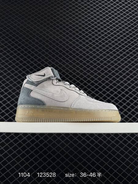Nike Air Force 1 07 Mid light grey dark grey EU 36-46 5 lifestyle