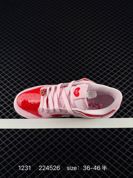Nike Dunk Low Pink Red White EU 36-46 5 skate lifestyle