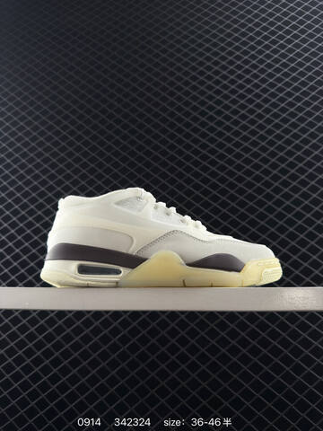Jordan Air Jordan 4 RM White Black Red Sail Brown Cream EU 36-46 Basketball Shoe - Unisex (BS-80716)