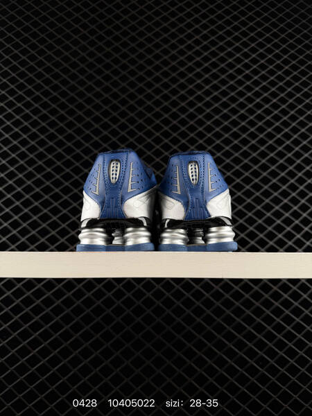Nike Shox R4 (TD) Blue/Silver/Black 28-35 running lifestyle