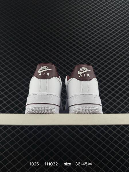Nike Air Force 1 07 white burgundy EU 36-45 5 lifestyle