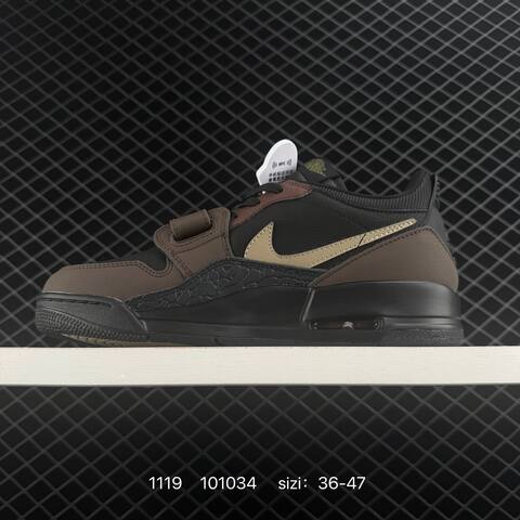 Jordan Air Jordan Legacy 312 Low Black Brown Pale Yellow EU 36-47 Basketball Shoe - Unisex (BS-80241)