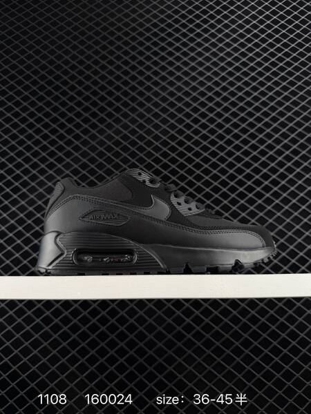Nike Air Max 90 black white grey with purple blue and red accent options EU 36-45 lifestyle