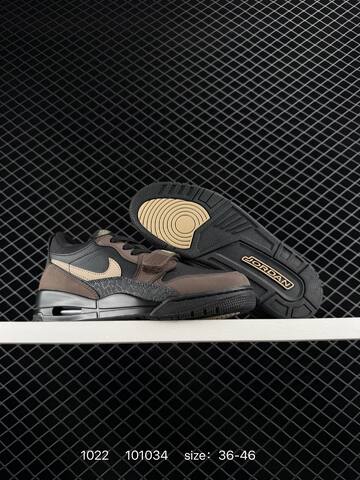 Jordan Air Jordan Legacy 312 Low Black Brown Pale Yellow EU 36-46 Basketball Shoe - Unisex (BS-80460)