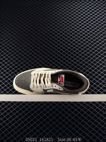 Jordan Air Jordan 1 Low Travis Scott Fragment DM7866-140 Sail Black Military Blue Cream EU 36-45 Sneaker - Unisex (BS-81321)