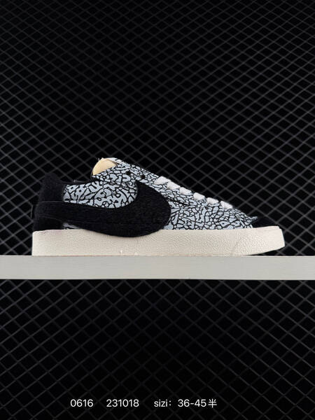 Nike Blazer Low 77 Jumbo white black sail red EU 36-45 skate shoe
