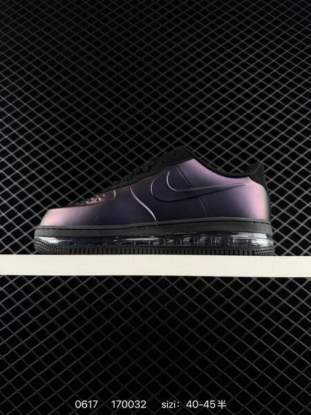Nike Air Force 1 Low Air Max iridescent purple black clear EU 40-45 sneaker