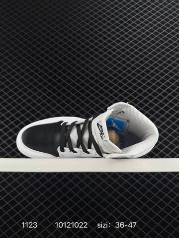 Jordan Air Jordan 1 Retro High OG White Black Blue EU 36-47 Basketball Shoe - Unisex (BS-80206)