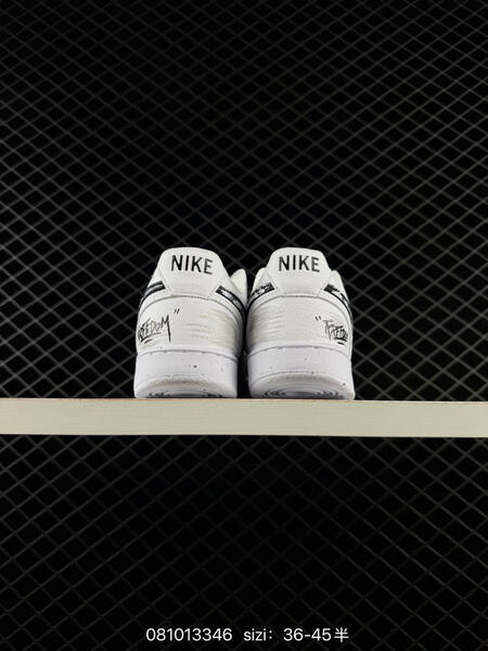Nike Court Vision Low DIY white black silver EU 36-45 skate shoe