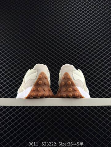 New Balance 327 Off White Light Grey White Gum Brown EU 36-45 Sneaker - Unisex (BS-83317)