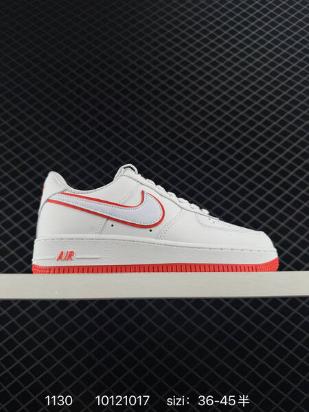 Nike Air Force 1 07 white red EU 36-45 casual lifestyle