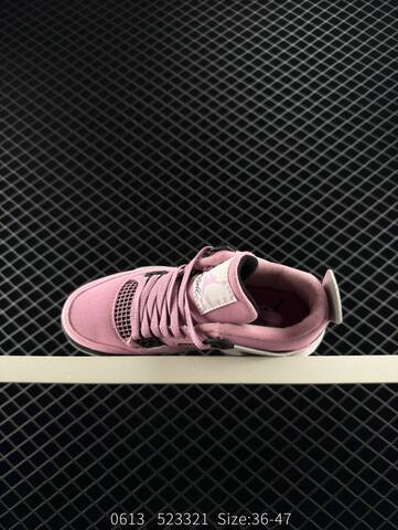 Jordan Air Jordan 4 Orchid Pink Grey Black White EU 36-47 Basketball Shoe - Unisex (BS-81213)