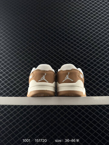 Jordan Who Decides War x Jordan Flight Court Light Grey Tan Cream Gum Brown EU 36-46 Sneaker - Unisex (BS-80592)