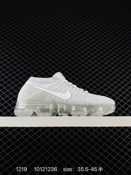 Nike Air VaporMax Flyknit White Pink 35 5-47 5 running lifestyle