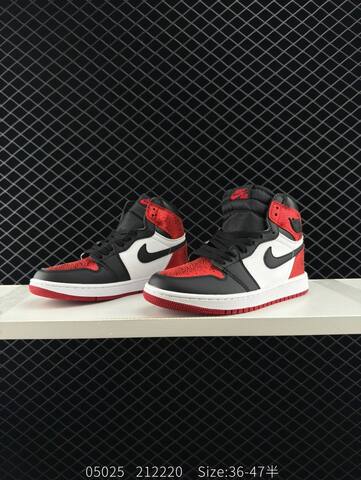 Jordan Air Jordan 1 Retro High OG Black White Red EU 36-47 Basketball Shoe - Unisex (BS-81301)