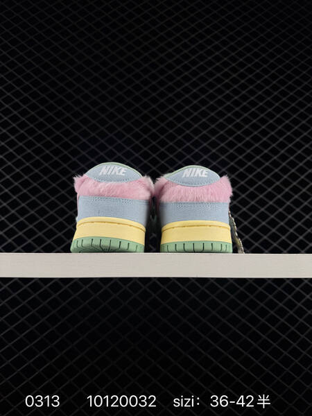 Nike SB Dunk Low Pro pastel blue green pink with yellow laces 36-42 5 skate lifestyle